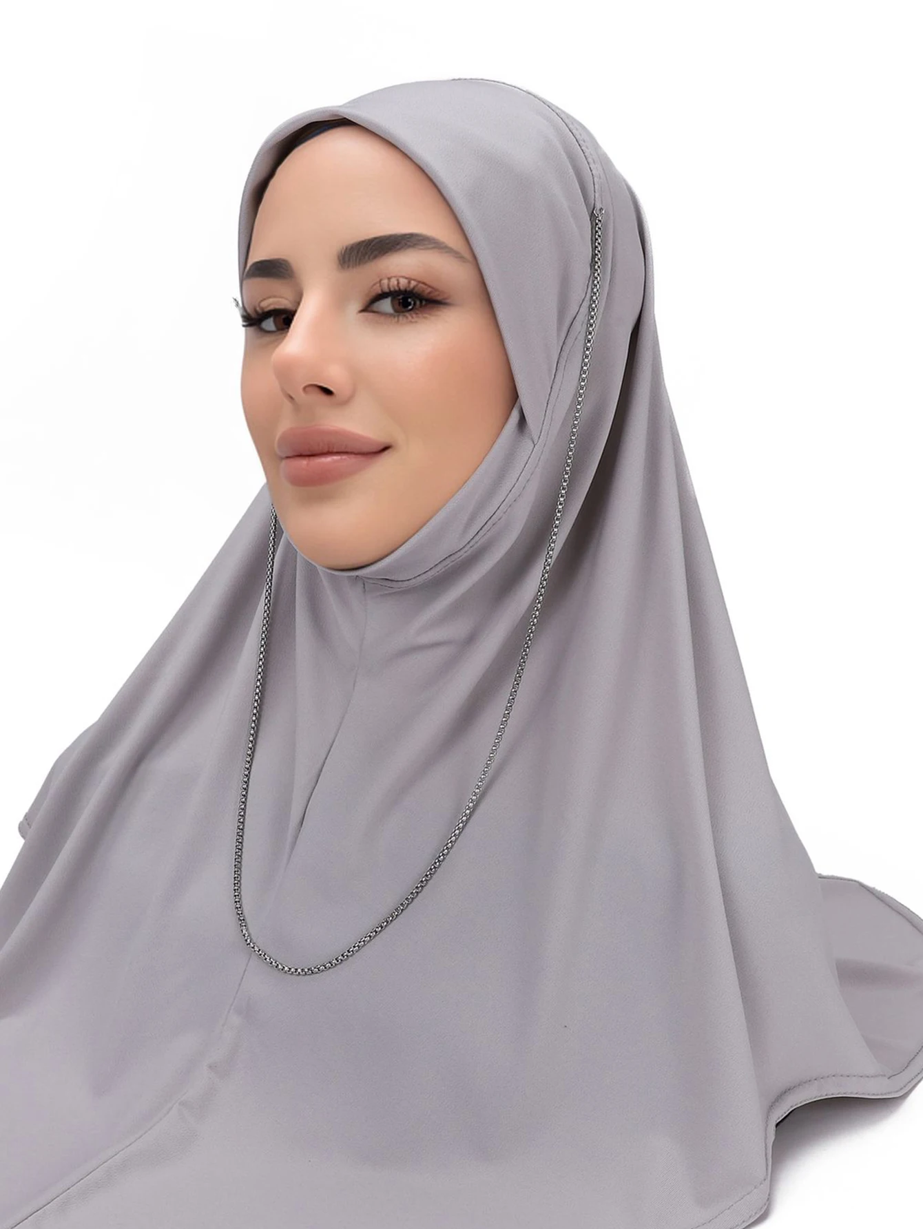 Nouvelle chaîne instantanée prête à porter Hijab maillot de sport extensible Hijab femmes musulmanes foulards malaisie chapeaux casquettes