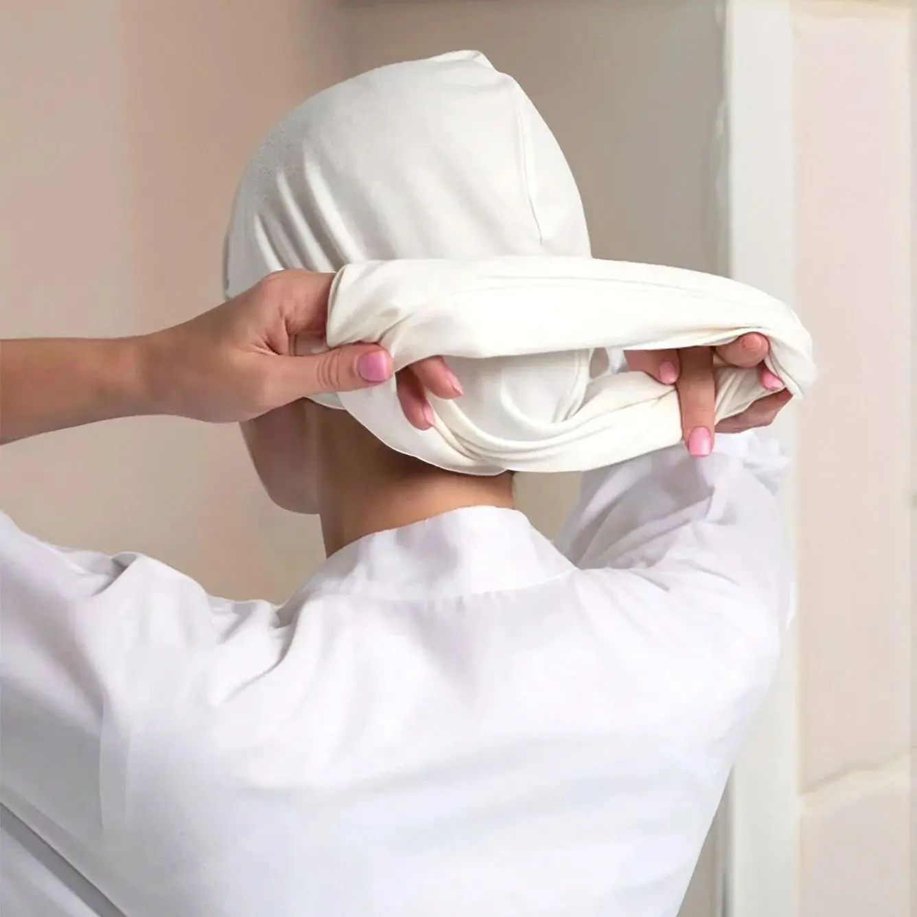 Nouveau musulman solide sous-écharpe casquettes Modal instantané Hijab coton extensible Turban casquette islamique sous-écharpe Bonnet foulard bandeau