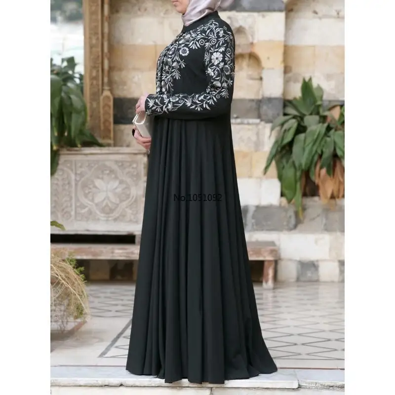 Kimono abstrait bangladesh personnalisé pour femmes burka robe imprimée arabe festa dubaï abaya caftan turc vêtements islamiques musulman
