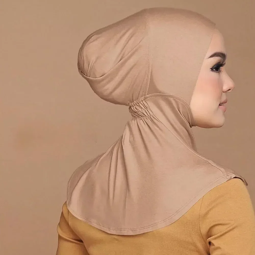 Femmes musulmanes sous-écharpe Hijab Amira os Bonnet chapeau casquette intérieure Ninja foulard enveloppement islamique Hijabs tête cou couverture écharpe Turban