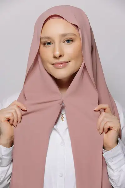 Nouveau Hijab instantané en mousseline de soie avec aimants intégrés femmes musulmanes écharpe châle avec sous-capuchon Turban mode bandeau châle Hijabs