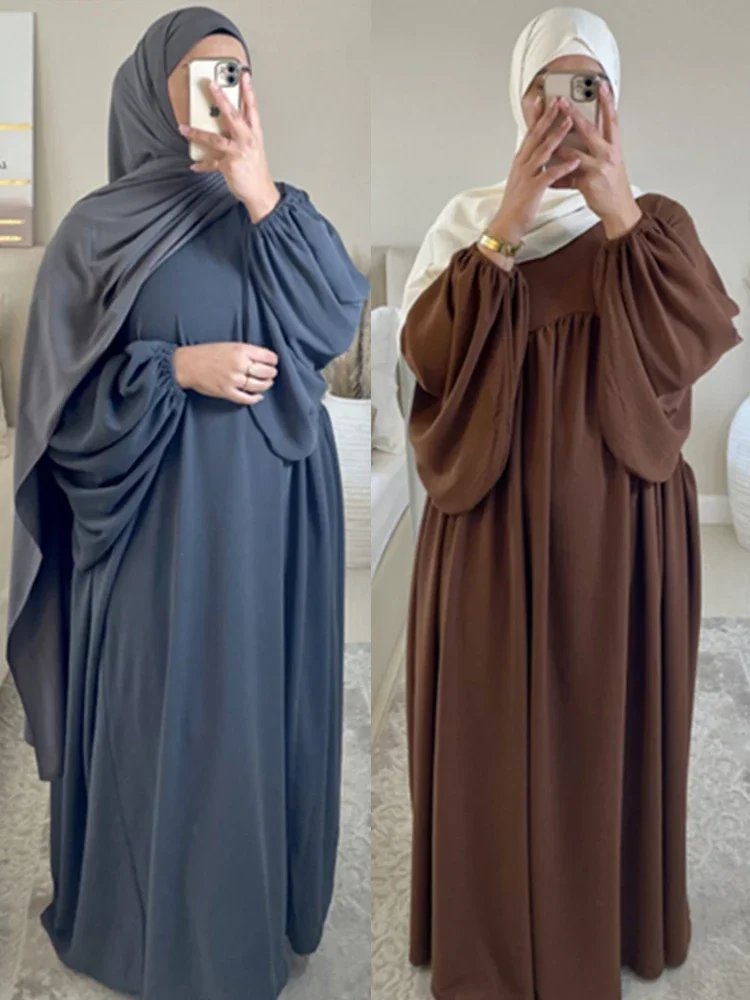 Eid plaine modeste Khimar Abaya dubaï 2025 musulman Islam arabe Palestine Abayas pour femmes caftan Robe Caftan Robe Femme Musulmane
