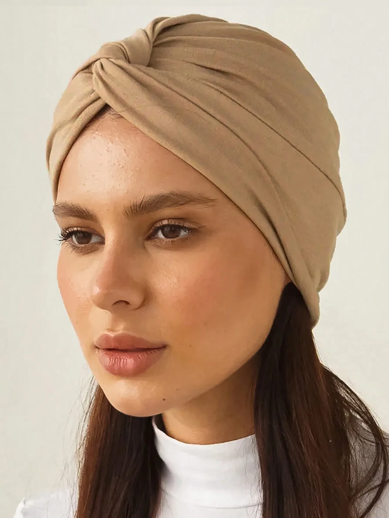 Casquettes Hijab musulmanes pour Ramadan, foulard à la mode pour femmes, couleur unie, soins capillaires, Turban, Bonnet de chimiothérapie