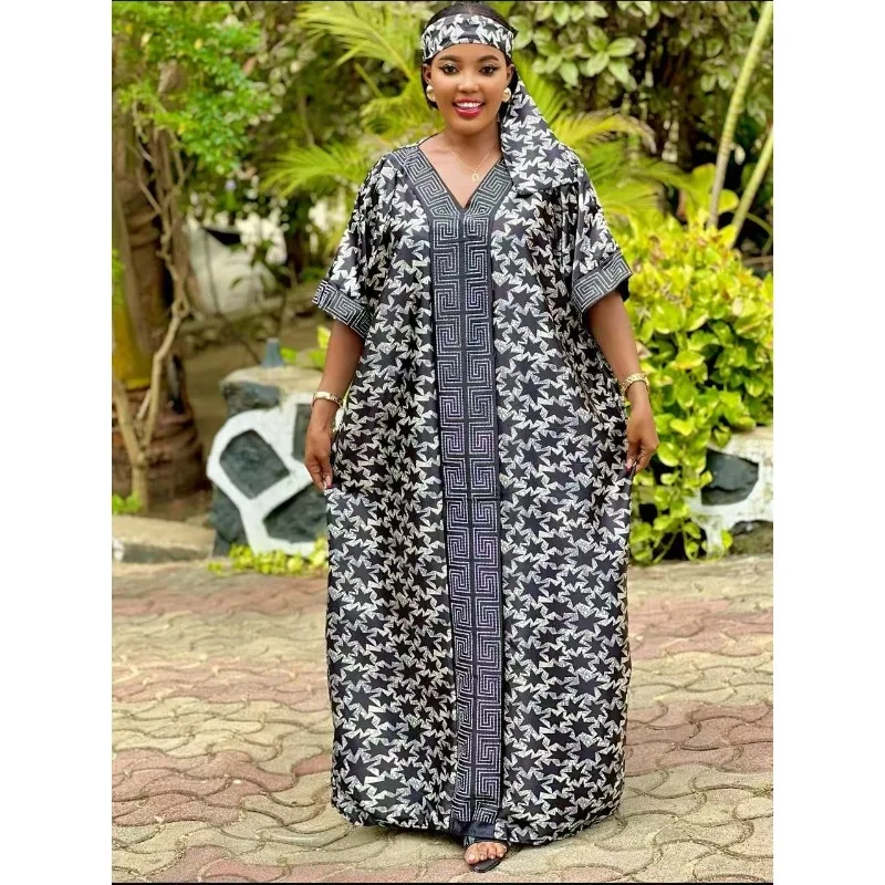 Abayas pour femmes dubaï luxe 2025 Robe de mode musulmane africaine Caftan Marocain robes de soirée Boubou Robe Djellaba Femme