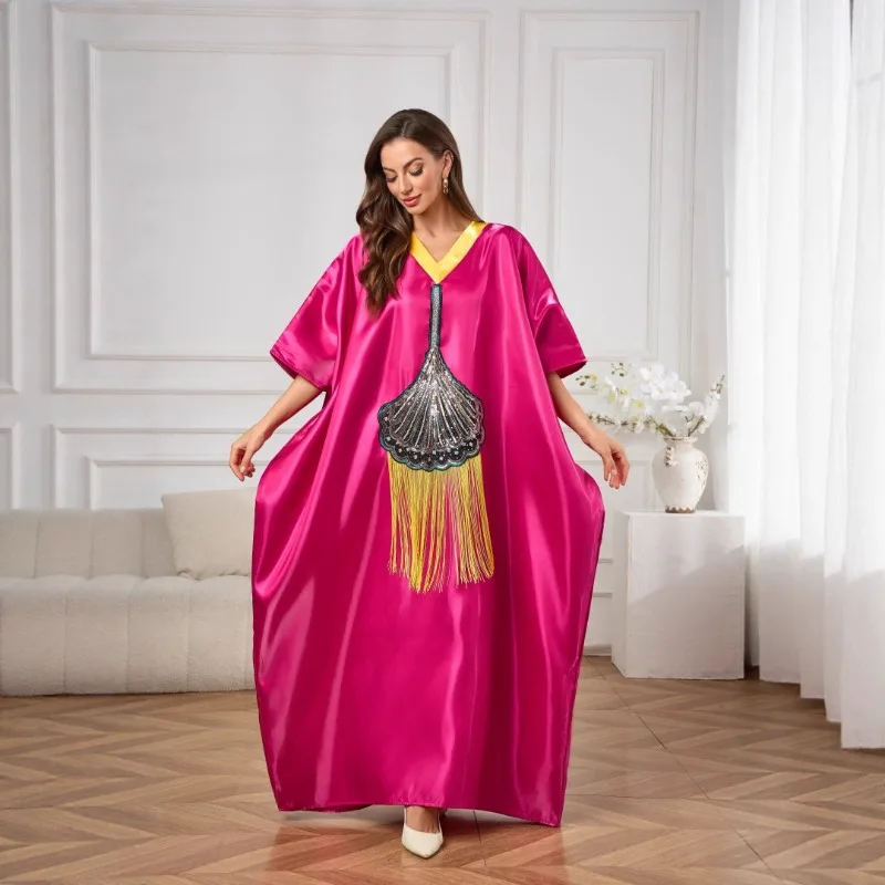 Robes africaines à paillettes pour femmes, vêtements traditionnels africains Dashiki Ankara, tenues Abayas, Kaftan musulman, robe Maxi longue