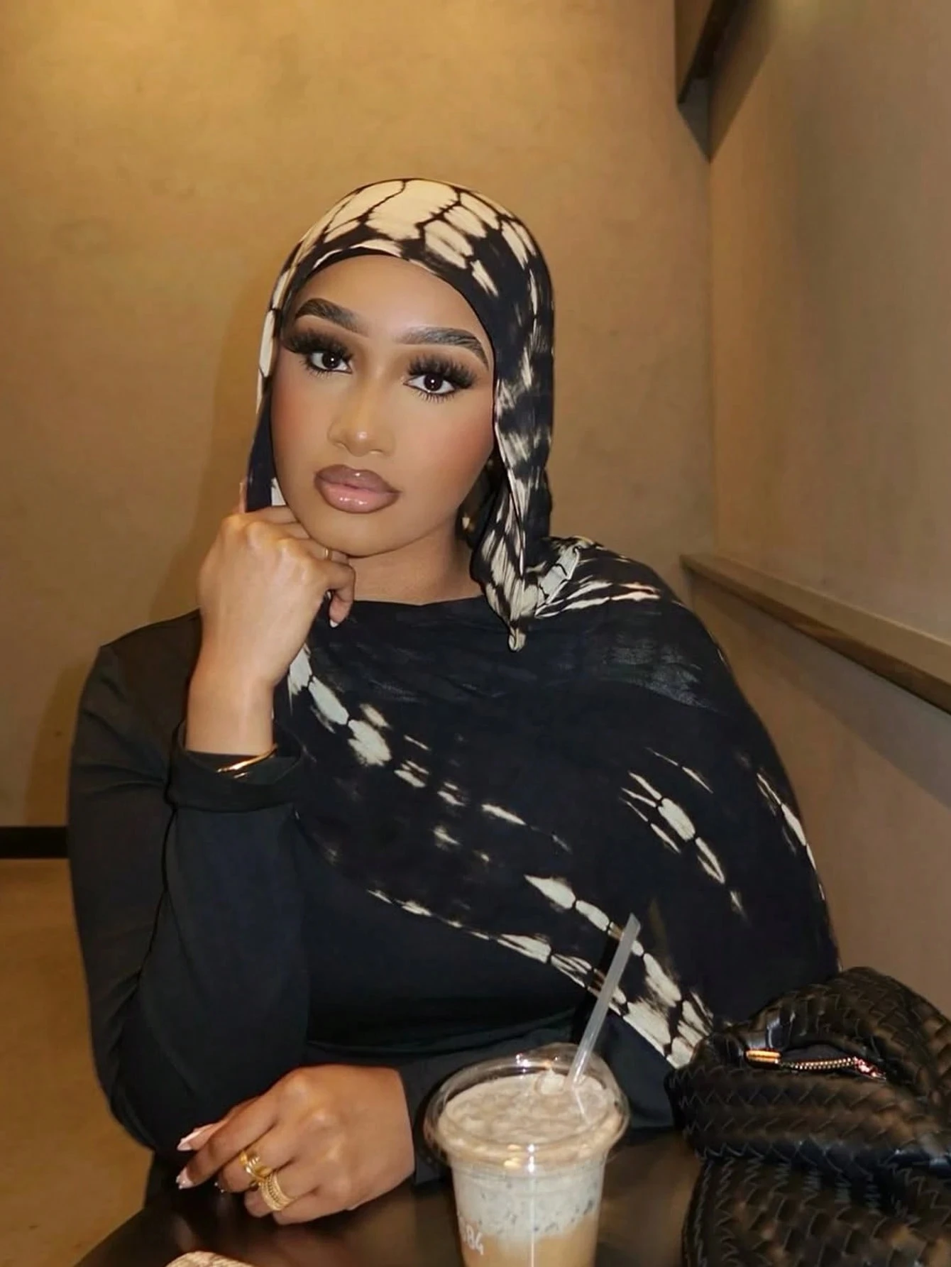 Nouveau Design imprimé Hijabs Premium aquarelle femmes foulard doux écharpe châle adapté au quotidien Abaya accessoires femmes voile