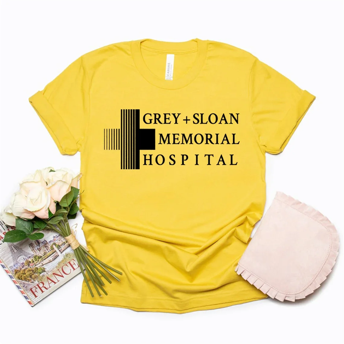 Gris Sloan Memorial hôpital T-shirt gris anatomie chemise Meredith gris T-shirt femmes graphique t-shirts à manches courtes haut