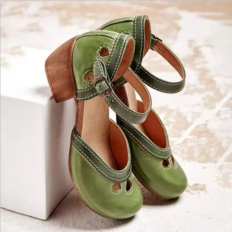 Sandales à talons beiges grande taille 2025 chaussure femme femme noir grand haut nouvelle mode filles bas confort caoutchouc coton tissu Rome