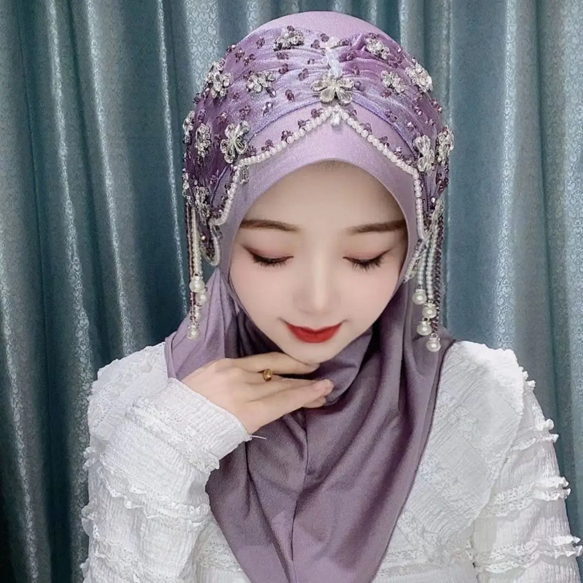 Écharpe Abaya Hijab pour Femme, Vêtements Musulmans, Turban, Sauna, Casquette Malaisienne, Chapeau Kufi, Islam, Arabie Saoudite, Châle Arabe, Livraison Gratuite