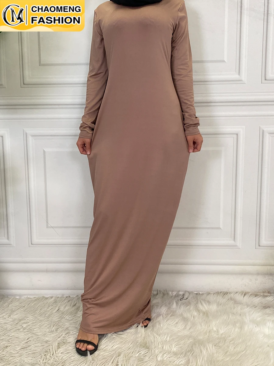 Robe Longue Polyester Beige Clair Femme Coupe Droite Tombé Ample Printemps Été Charme Élégant Occasion Spéciale Maroc Dubai