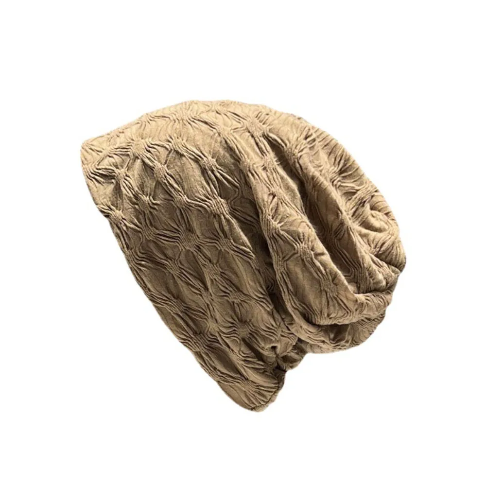 Chapeau ample décontracté, bonnet de couleur unie, soins capillaires, bonnet de nuit, couvre-chef, Turban Hijab, pour l'extérieur