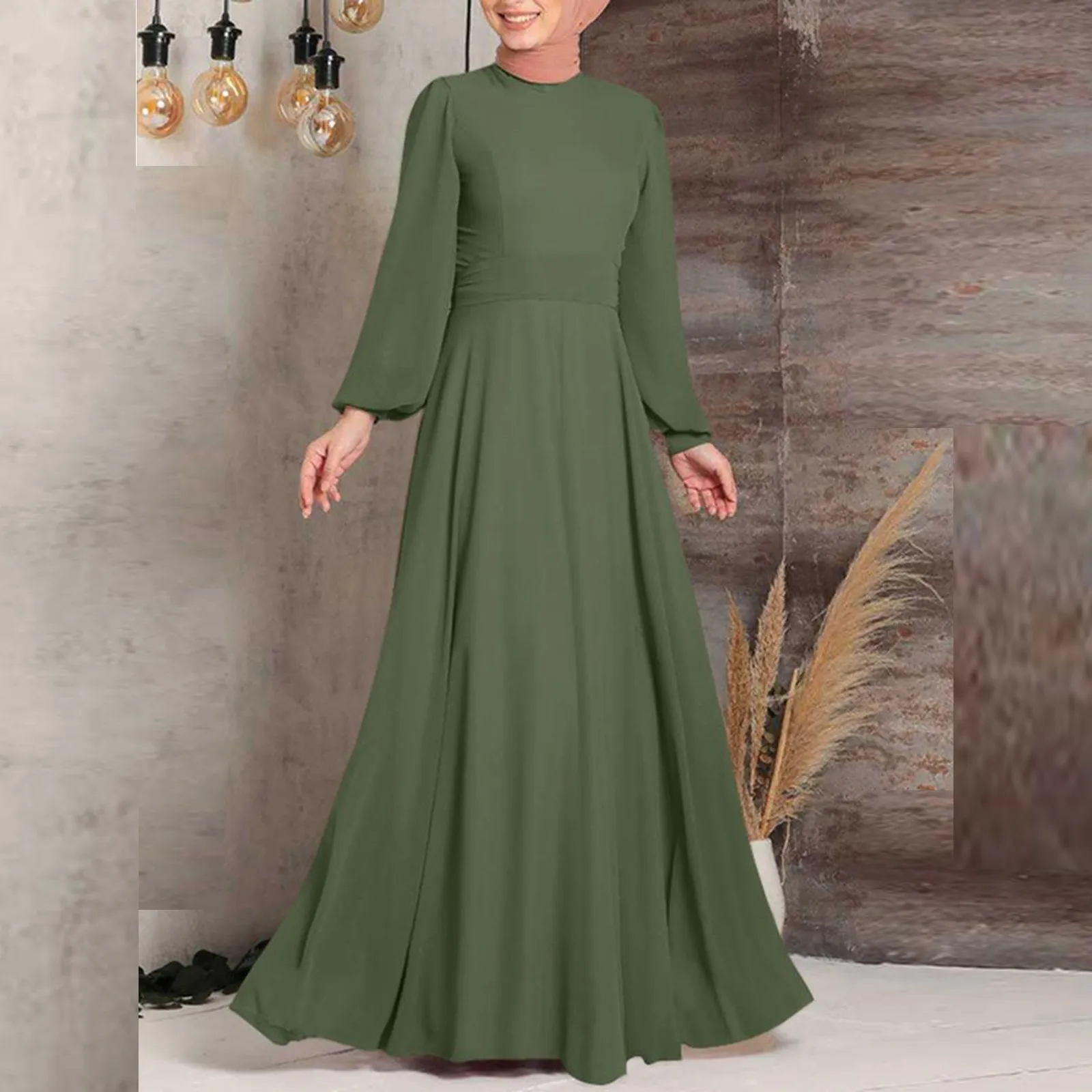Femmes musulmanes caftan Abaya dubaï turquie mode musulmane Hijab Robe caftan Islam vêtements africains Maxi robes Robe arabe