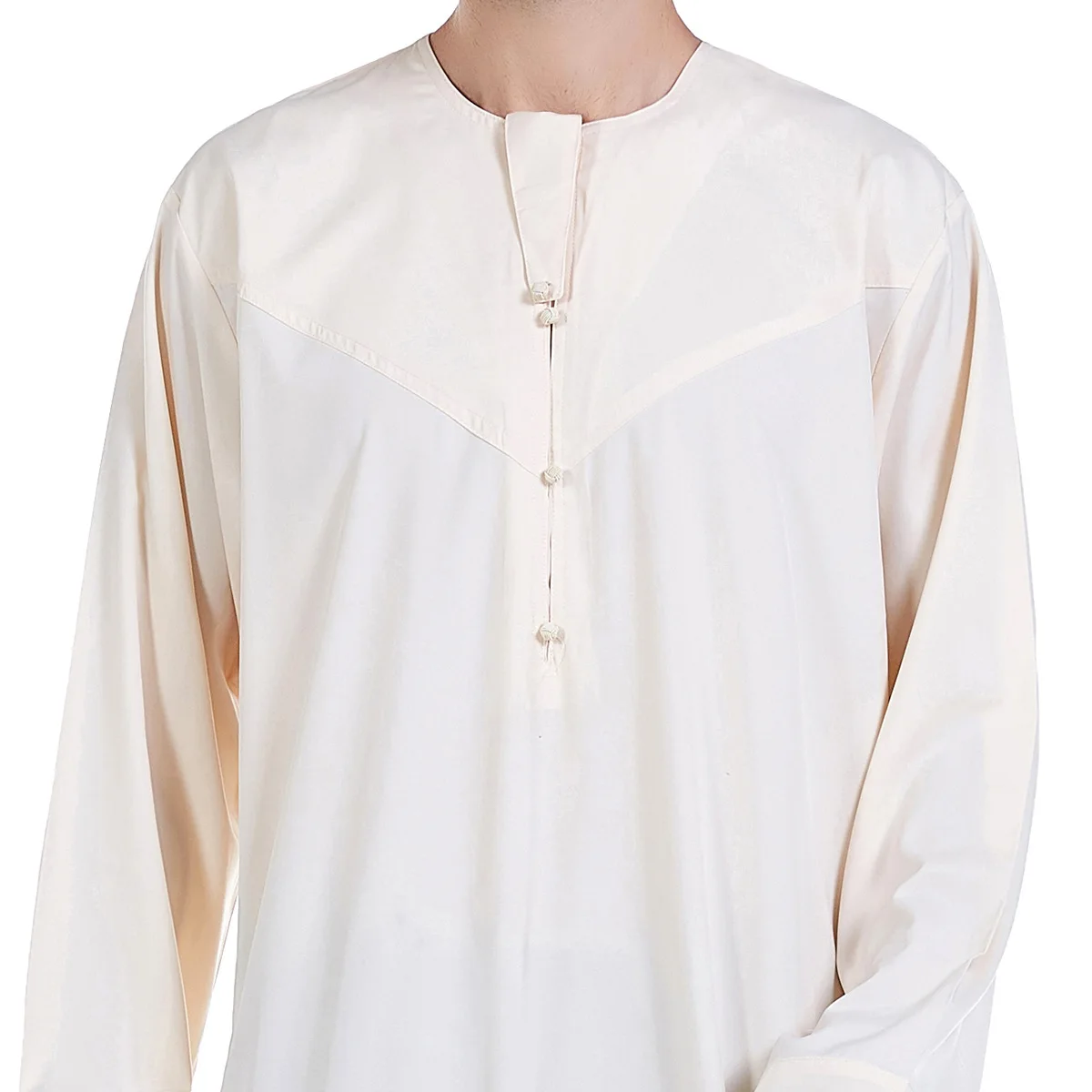 Abaya-Robe musulmane à manches longues pour hommes, habit boutonné, couleur unie, Pakistan, Islam, Jubba, Thobe, Arabie saoudite, Kleding, Kaftan, Oman, Qamis zones me