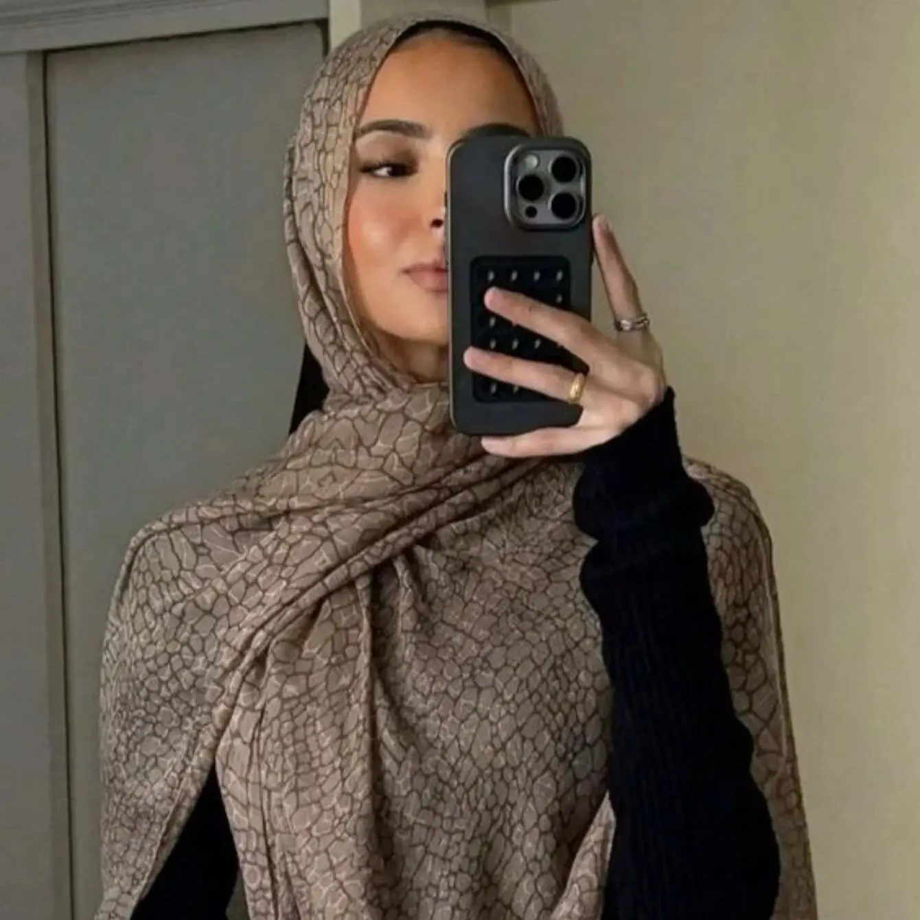 Foulard de Tête en Polyester pour Femme, Couvre-Chef Islamique, Turban en Coton Mercerisé, Casquette Musulmane, Hijab Nik, Solide, pour Document