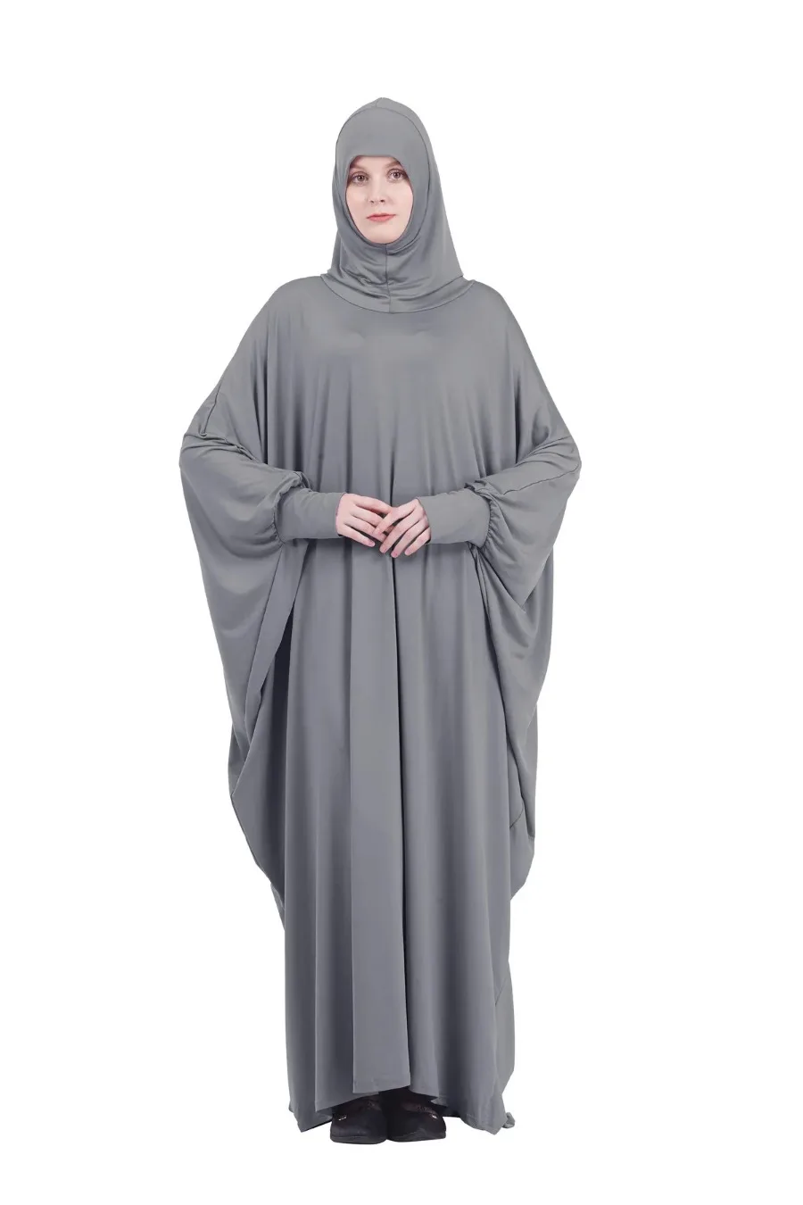 Vêtement de prière musulmane formel longue robe khimar femmes vêtements islamiques à capuche dubaï turquie Namaz Jurken Abaya Hijab djellaba robe