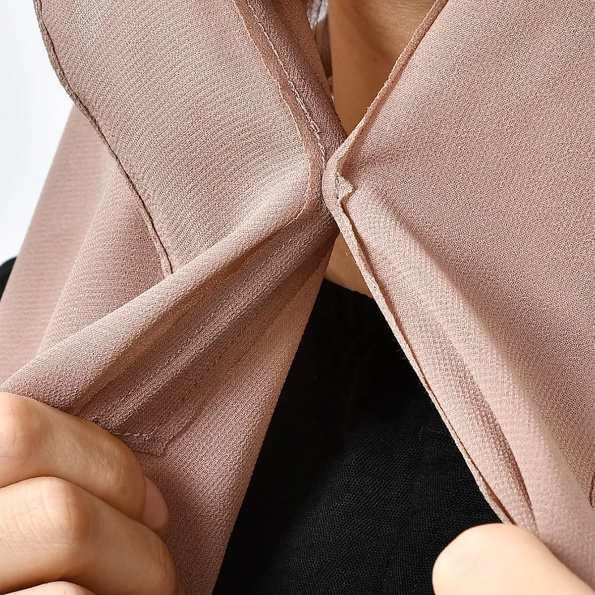 Nouveau Hijab instantané en mousseline de soie avec aimants intégrés femmes musulmanes écharpe châle avec sous-capuchon Turban mode bandeau châle Hijabs