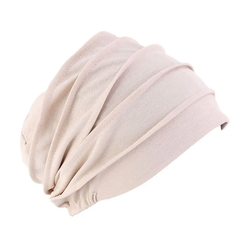 Chapeau Turban Velours Couleur Unie Femme Homme Doux Leger Confortable Hiver Ete Automne Printemps