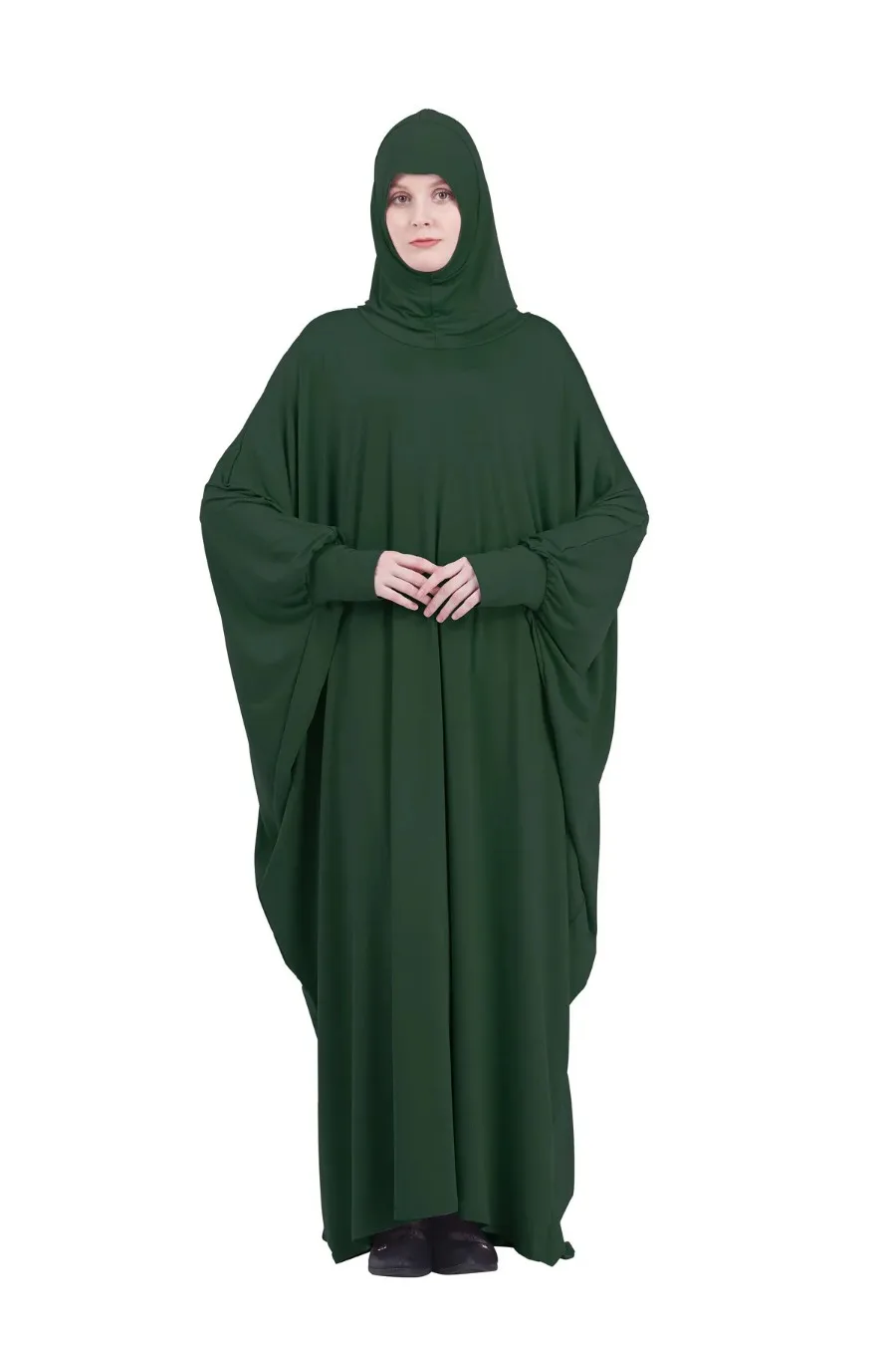 Vêtement de prière musulmane formel longue robe khimar femmes vêtements islamiques à capuche dubaï turquie Namaz Jurken Abaya Hijab djellaba robe