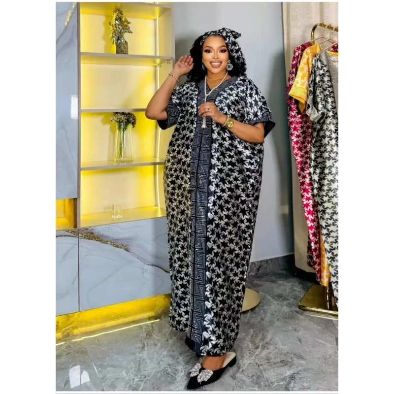 Abayas personnalisés pour femmes dubaï luxe 2025 afrique Robe de mode musulmane Caftan Marocain robes de soirée Boubou Robe Afri