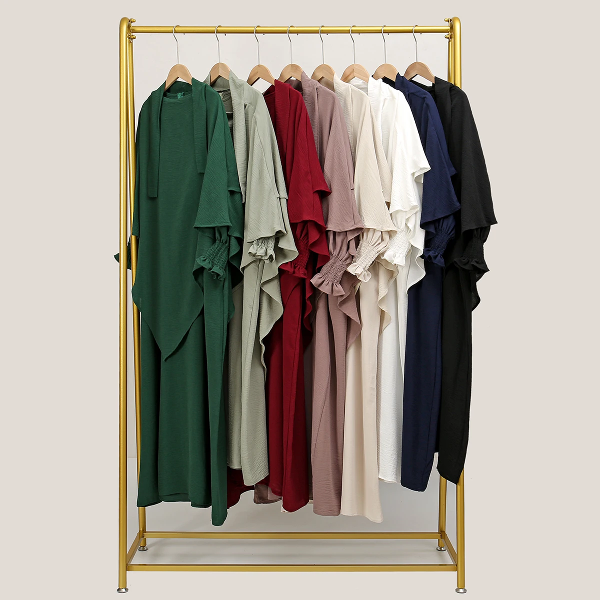 Ensemble de prière deux pièces pour femme, abaya, jilbab, chauve-souris, hijab, robe musulmane, kimono, kaftan, tiens imar, Islam grill, Jilbab, Ramadan