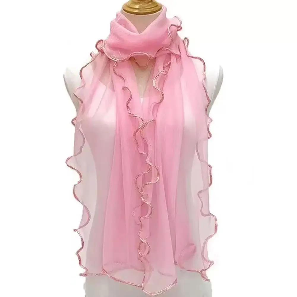 Léger Hijab soie châle femmes écharpe châles dames bandeau enveloppes fille foulard dentelle écharpe femmes Vintage dentelle glands