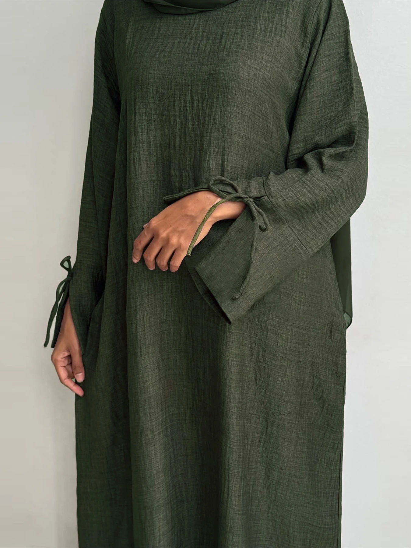 Abaya musulman femmes Robe solide arc Jalabiya Eid 2025 Ramadan marocain Islam robes Largos arabe longue Robe dubaï Abayas caftan