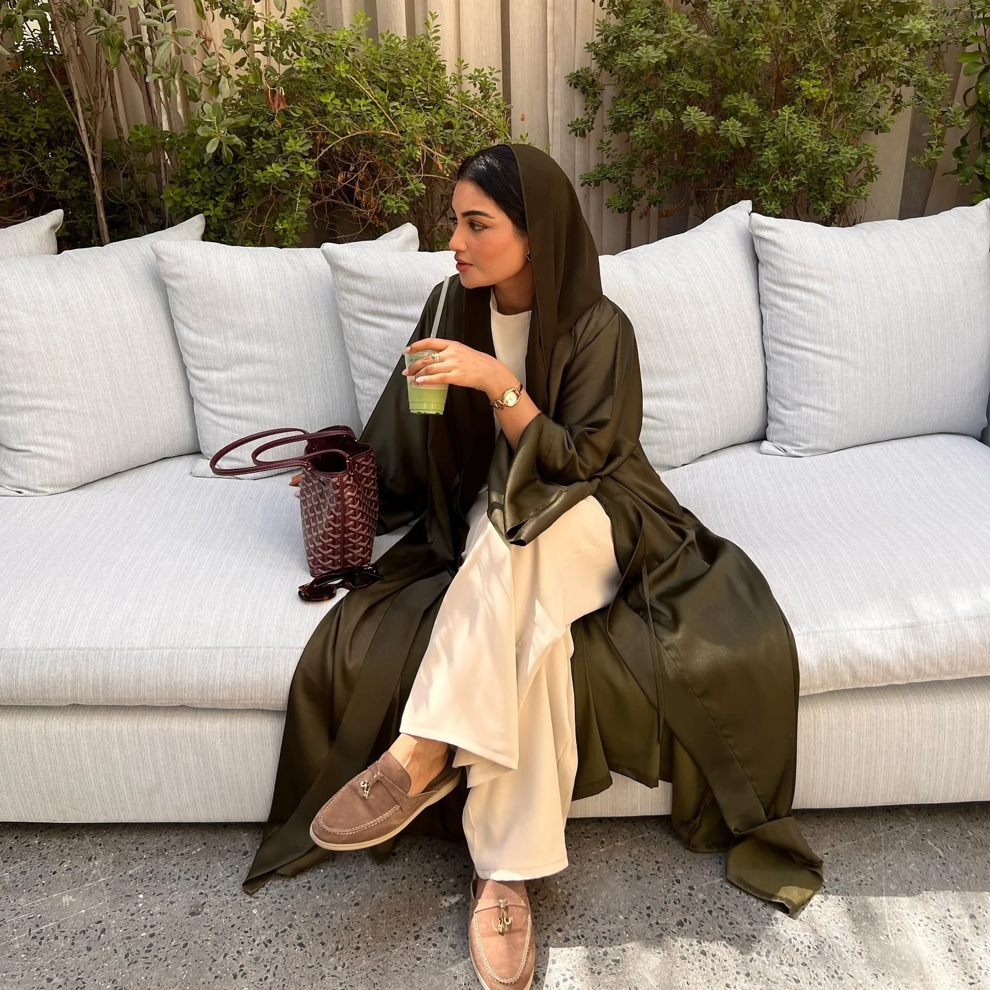 Abayas ouvertes pour femmes musulmanes, kimono de Dubaï, Eid Ramadan, Kebaya turc, Kaftan marocain, Abaya Dubai Islam Jalabiya Arab