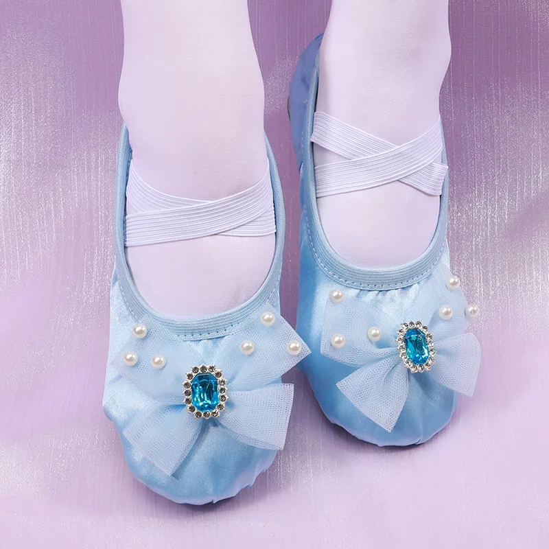 Chaussures de danse de Ballet pour femmes ballerines chaussures accessoires pour danse chaussures plates femme rose ballerines fille baskets de danse