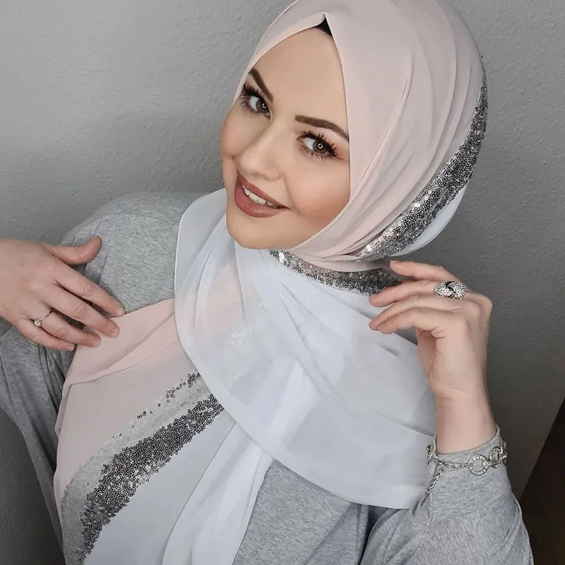 Hijab femme musulman ramadan abaya femme islam foulard musulmane pour femme bonnet soie de medine Abaya – Turban islamique en mousseline de soie pour femmes, Hijab, écharpe en Jersey, robe musulmane, tête, châle