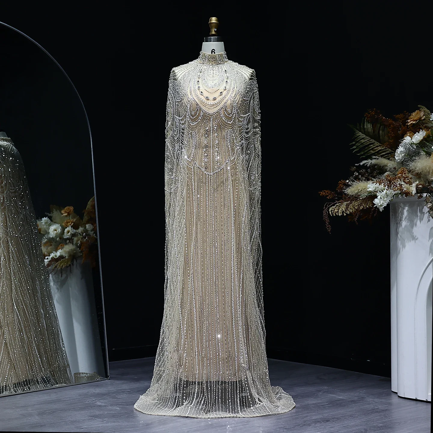 Sharon Said Caftan nu arabe luxe dubaï robe de soirée pour les femmes de mariage élégant caftan robes de soirée formelles SS780 personnalisé