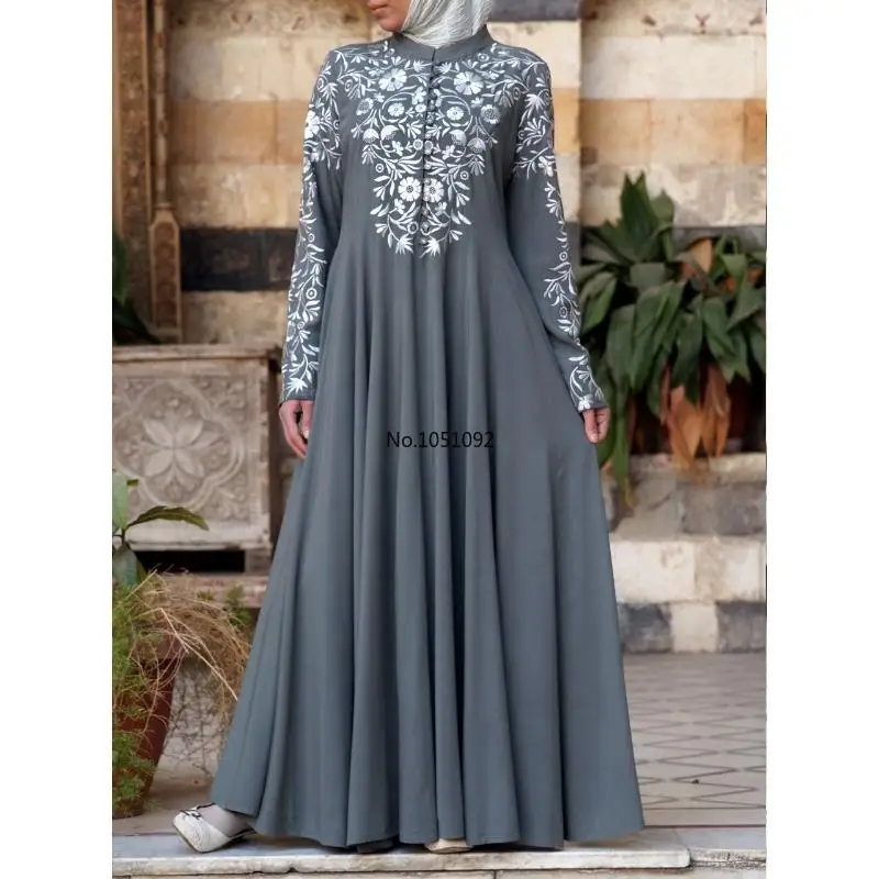 Kimono abstrait bangladesh personnalisé pour femmes burka robe imprimée arabe festa dubaï abaya caftan turc vêtements islamiques musulman