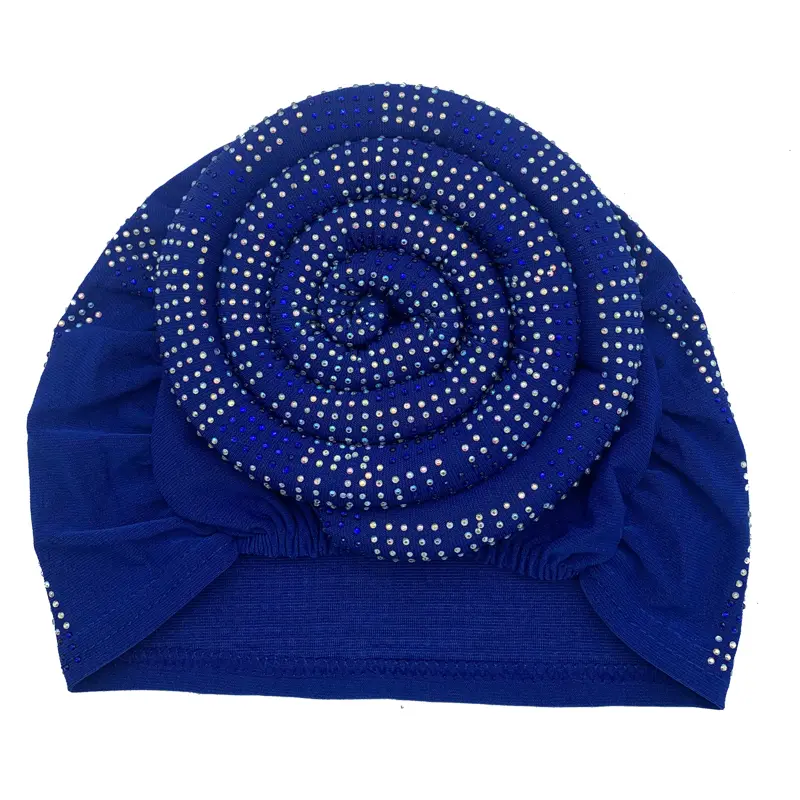 Turban élastique pour femmes musulmanes, bonnet Hijab, bandeau de sauna, casquettes africaines et indiennes, 2022