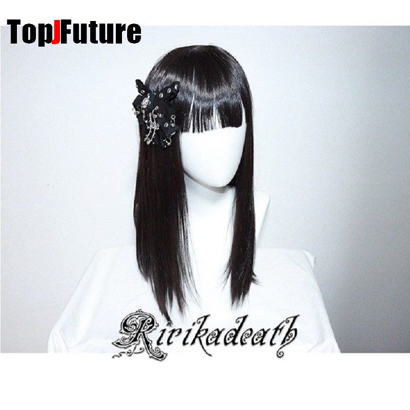 Serre-têtes et épingles à cheveux originaux pour femme, style Subculture Punk Y2K, multi-couches, Harajuku Gothique, avec rivets, squelette, papillon et nœud
