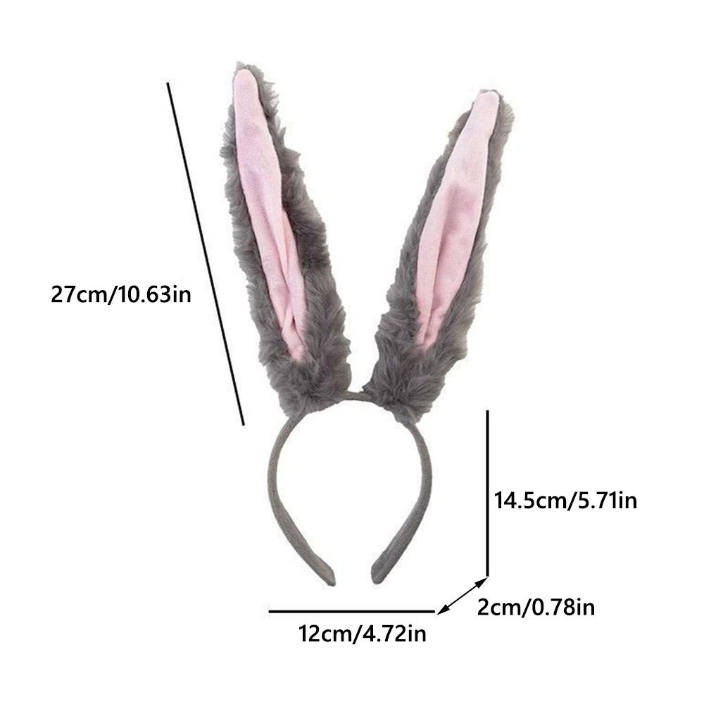 Serre-têtes mignons en forme d'oreilles de lapin, accessoires photo pour filles, bandeaux pour cheveux, coiffures de cosplay pour fête, déguisement de Pâques