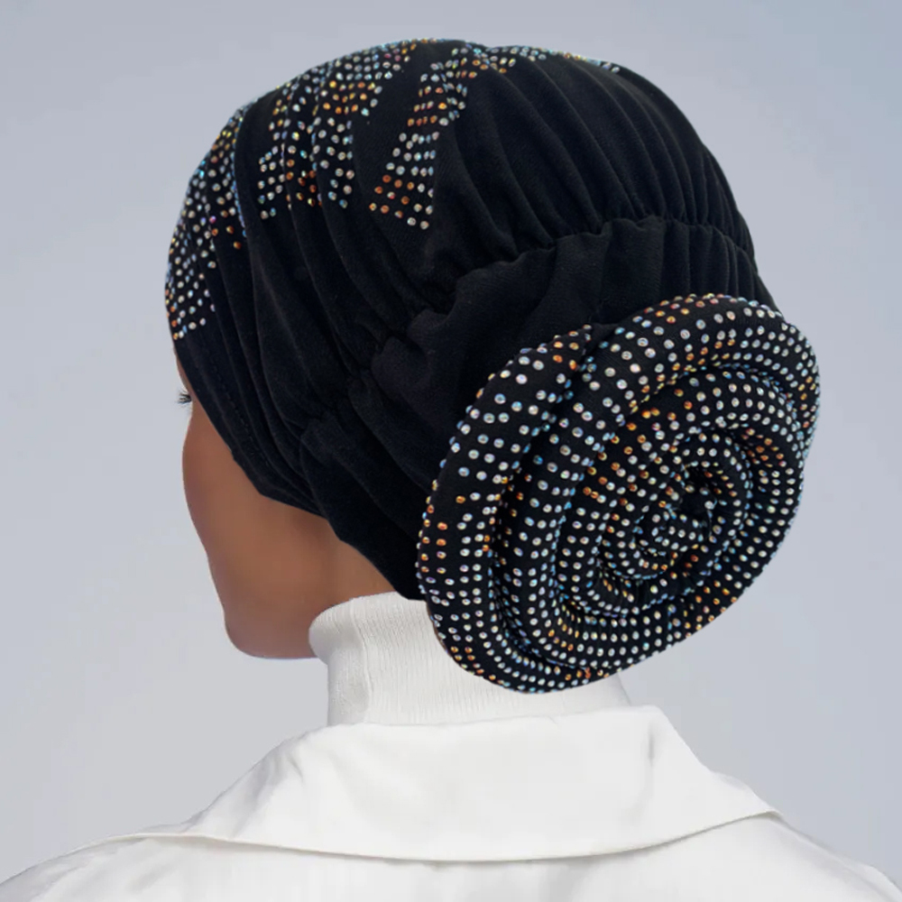 Turban élastique pour femmes musulmanes, bonnet Hijab, bandeau de sauna, casquettes africaines et indiennes, 2022