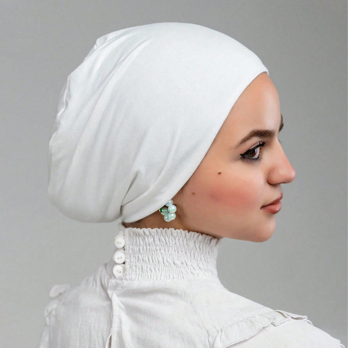 Chaud solide coton Modal Jersey Hijabs pour femmes musulmanes Turban Tube casquettes Base élastique casquette intérieure couvre-chef femmes Bonnet chapeaux