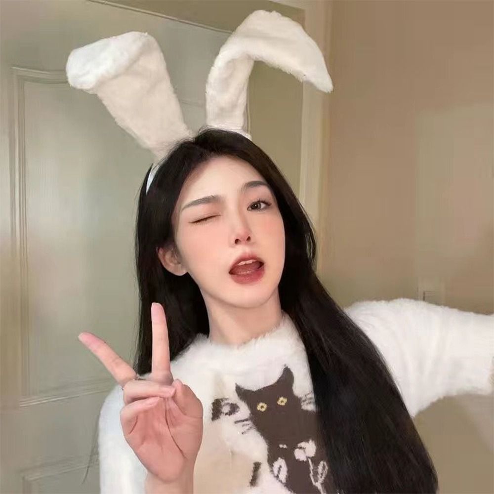 Serre-têtes mignons en forme d'oreilles de lapin, accessoires photo pour filles, bandeaux pour cheveux, coiffures de cosplay pour fête, déguisement de Pâques