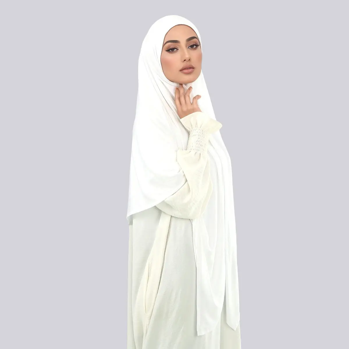 Foulard carré en coton musulman, Jersey Hijab, Long châle Modal, uni, doux, Turban, cravate, bandeau africain pour femmes, 145x145cm