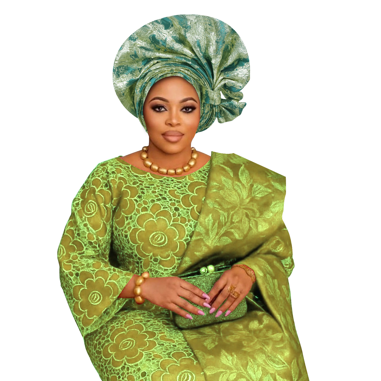 Turban Gele nigérian pour femme, chapeau Gele préformé, foulard Aso Oke, bonnet hijab musulman, couvre-chef pour mariage et fête